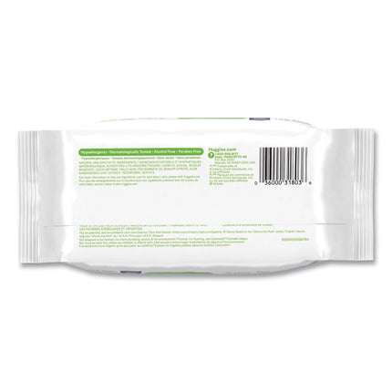 Natural Care Sensitive Baby Wipes, 1-Ply, 3.88 x 6.6, Unscented, White, 56/Pack, 8 Packs/Carton
