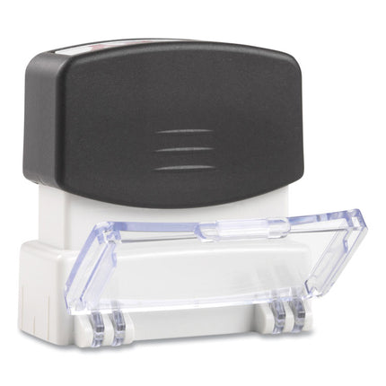 Message Stamp, E-Mailed, Pre-Inked One-Color, Blue