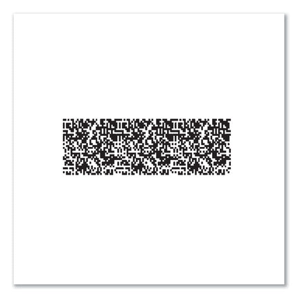 Security Stamp, Obscures Area 1.69 x 0.56, Black