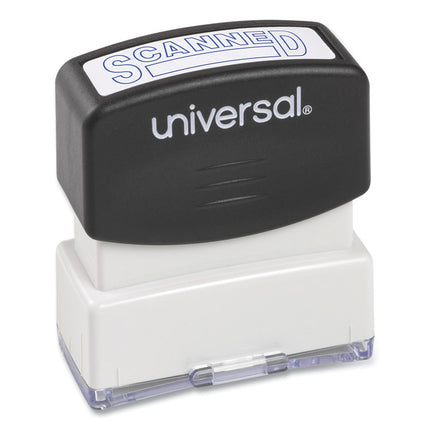 Message Stamp, Scanned, Pre-Inked One-Color, Blue