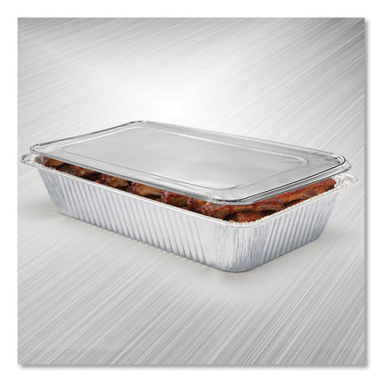 Steam Table Pan Lids, Full Curl Edge, Fits Full-Size Pan, 0.62" Deep, 12.87 x 20.81, 50/Carton