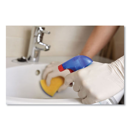 Latex Examination Gloves, Cream, Medium, 100/Box
