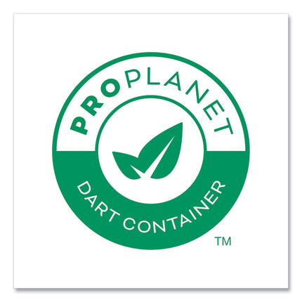 Compostable Paper Hot Cups, 16 oz, White/Green, 1,000/Carton