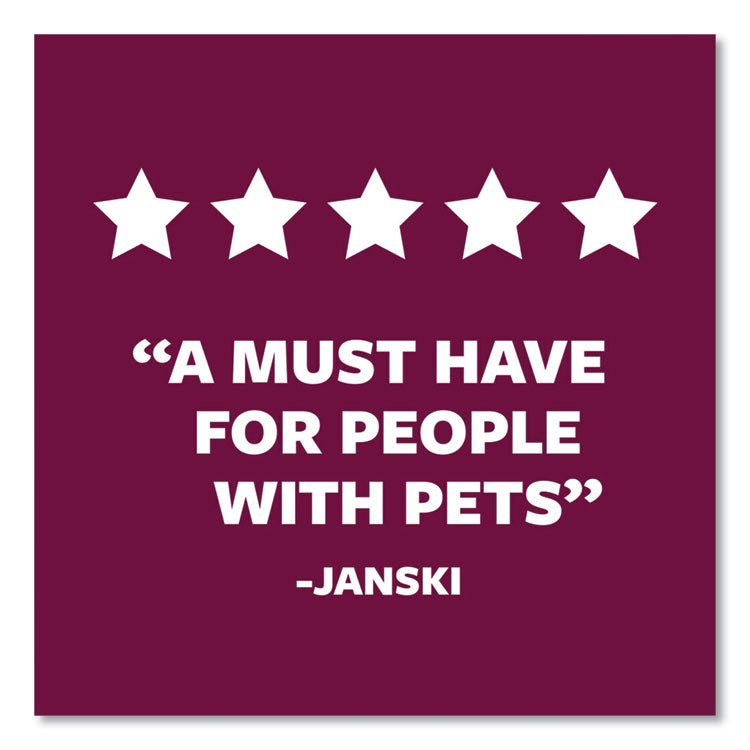 Pet Hair Pickup Lint Roller, 70 Sheets/Roll, 2/Pack