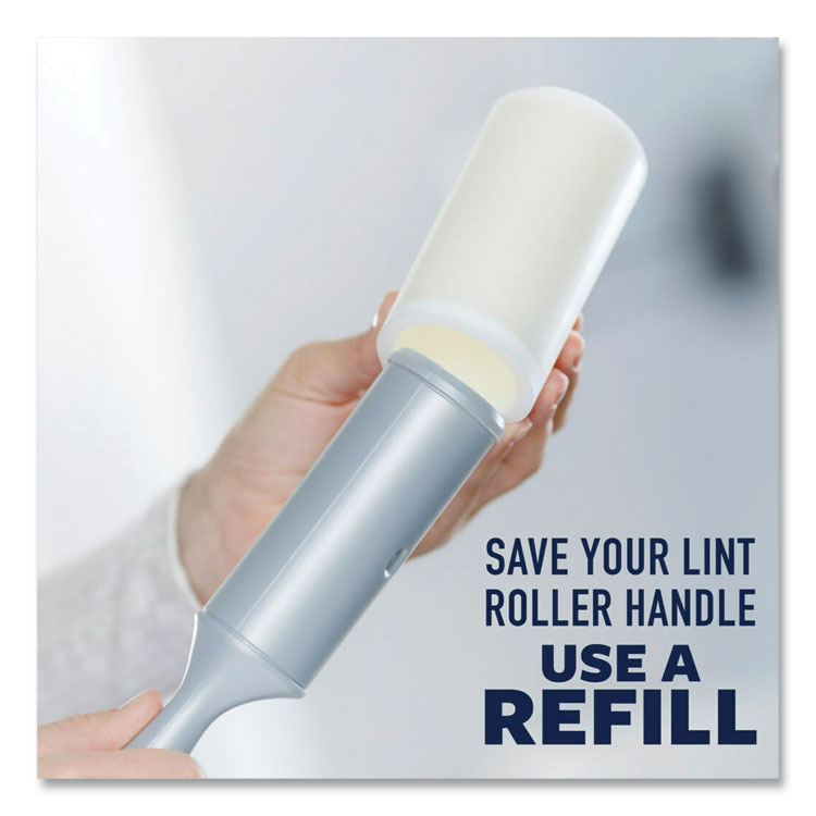 Lint Roller Refill Roll, 70 Sheets/Roll, 2/Pack