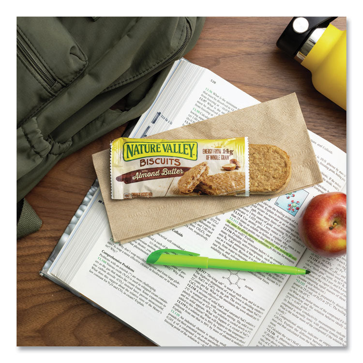 Biscuits, Almond Butter, 1.35 oz Pouch, 16/Box