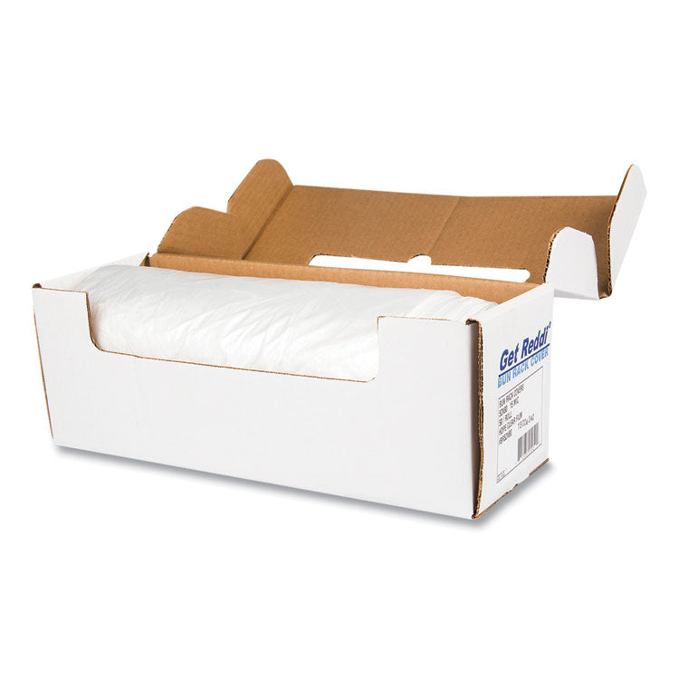 Bun Rack And Pan Cover, 52 X 80, 1-Rack, 15 Micron, Clear, 50/carton