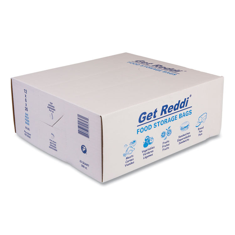 Silverware Bags, 3.5" x 1.5" x 10", Clear, 2,000/Carton