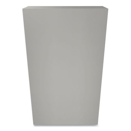 Metal Bookcase, Four-Shelf, 34.5w x 12.63d x 59h, Light Gray