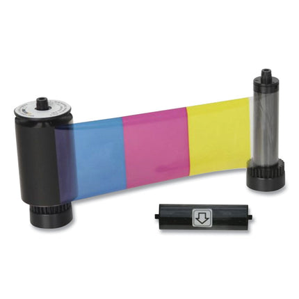 38311 Full Color ID Card Printer Ribbon, Dark Gray