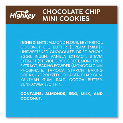 Chocolate Chip Cookies, 2 oz, Bag, 6/Carton