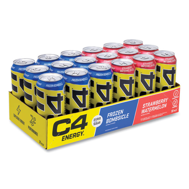 Drink Variety Pack, Assorted Flavors, 16 oz Can, 18/Carton