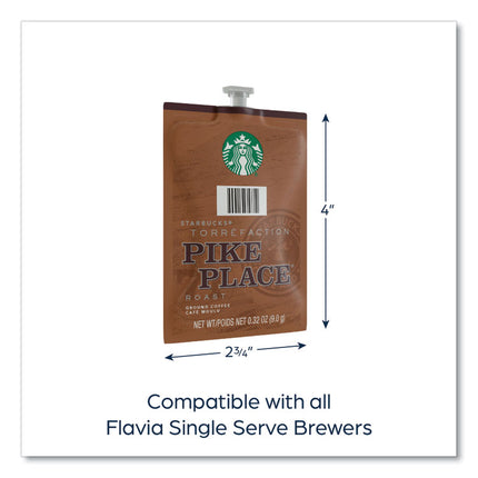 Starbucks Pike Place Roast Coffee Freshpack, 76/Carton