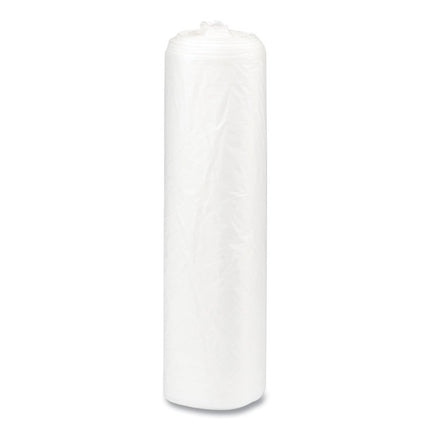 High-Density Commercial Can Liners, 16 gal, 6 mic, 24" x 33", Natural, Interleaved Roll, 50 Bags/Roll, 20 Rolls/Carton