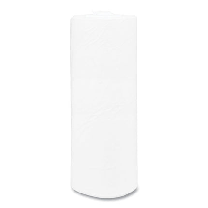 High-Density Commercial Can Liners, 55 gal, 17 mic, 36" x 60", Clear, Interleaved Roll, 25 Bags/Roll, 8 Rolls/Carton
