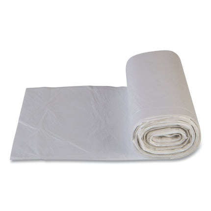 High-Density Commercial Can Liner Value Pack, 33 gal, 11 mic, 33" x 39", Clear, Interleaved Roll, 25 Bags/Roll, 20 Rolls/CT