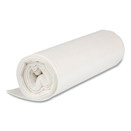 High-Density Commercial Can Liner Value Pack, 45 gal, 11 mic, 40" x 46", Clear, Interleaved Roll, 25 Bags/Roll, 10 Rolls/CT
