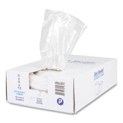 Ice Bucket Liner Bags, 96 oz, 6" x 6" x 12", Clear, 1,000/Carton