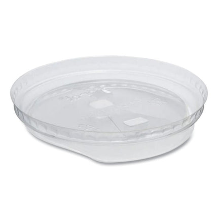 PET Lids, Strawless Sipper, Fits 12 oz to 24 oz Cold Cups, Plastic, Clear, 1,000/Carton