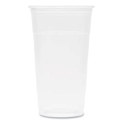 PET Plastic Cups, 32 oz, Clear, 300/Carton