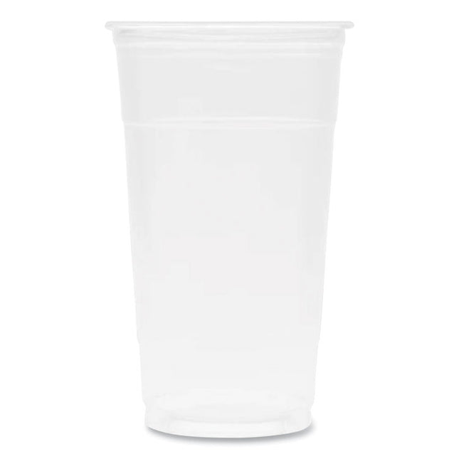 PET Plastic Cups, 32 oz, Clear, 300/Carton