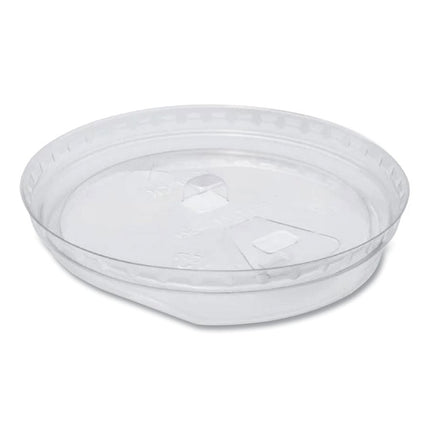 PET Lids, Strawless Sipper, Fits 32 oz Cold Cups, Plastic, Clear, 1,000/Carton