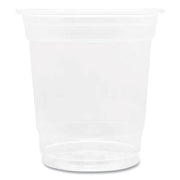 PET Plastic Cups, 8 oz, Clear, 1,000/Carton