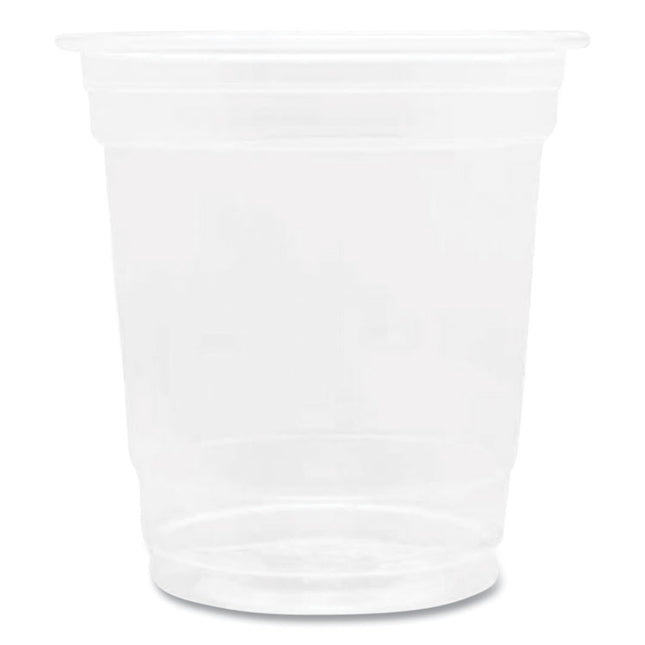PET Plastic Cups, 8 oz, Clear, 1,000/Carton