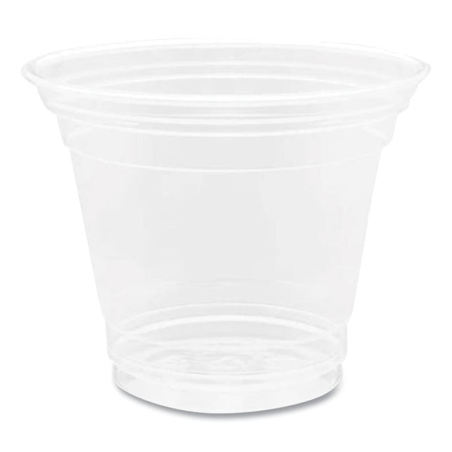 PET Plastic Cups, 9 oz, Clear, 1,000/Carton