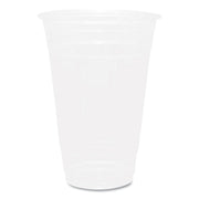 PET Plastic Cups, 20 oz, Clear, 1,000/Carton