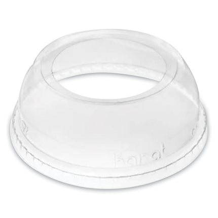 PET Lids, Wide Opening Dome, Fits 12 oz to 24 oz Cold Cups, Plastic, Clear, 1,000/Carton