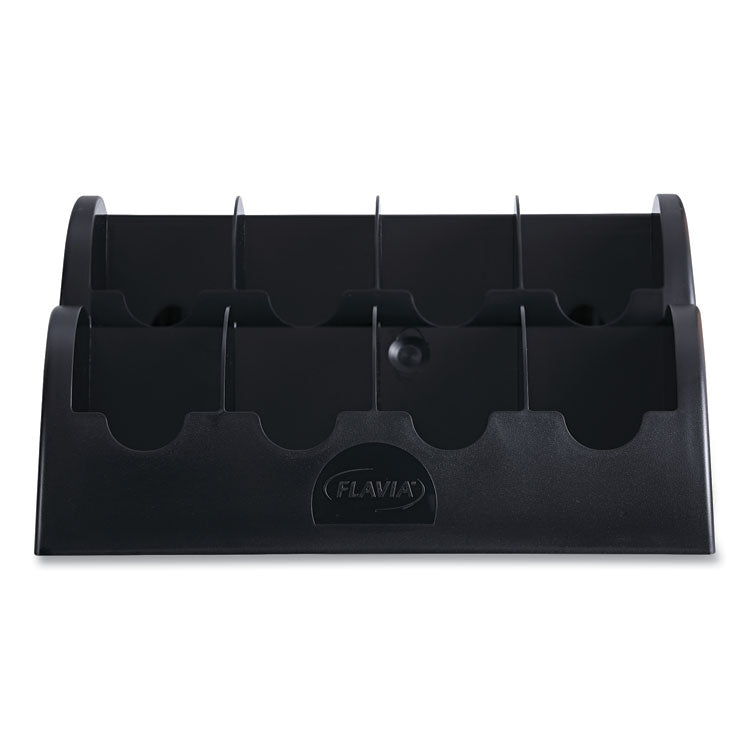 Small Merchandiser, 8 Compartments, 13.6 x 13 x 4.4, Black