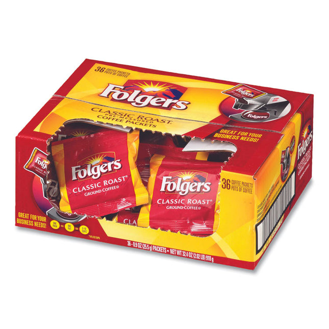 Coffee, Classic Roast, 0.9 Oz Fractional Packs, 36/carton
