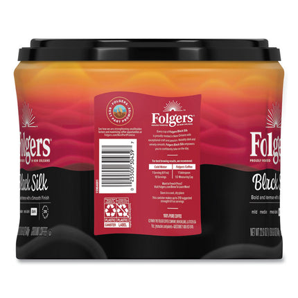 Coffee, Black Silk, 22.6 Oz Canister