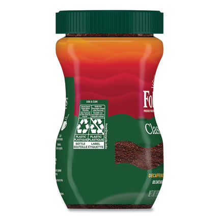 Instant Coffee Crystals, Classic Decaf, 8 oz
