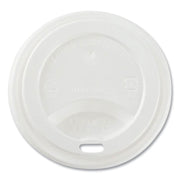 Hot Cup Lids, Sipper Lid, Fits 8 oz Hot Cups, Plastic, White, 1,000/Carton