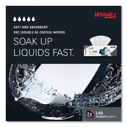 L40 Towels, POP-UP Box, 16.4 x 9.8, White, 100/Box, 9 Boxes/Carton