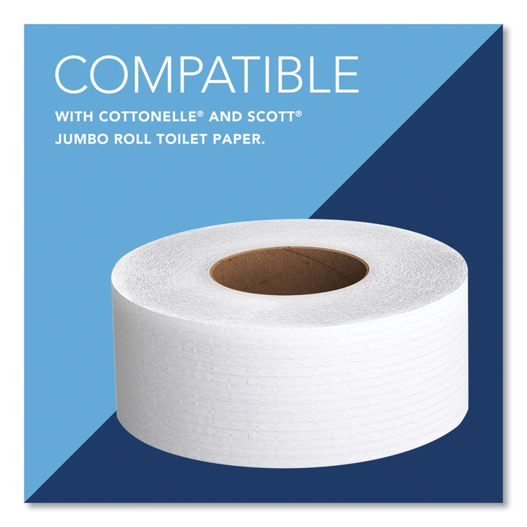 Cored JRT Jumbo Combo Tissue Dispenser, 20.4 x 5.8 x 13.1, Smoke/Gray