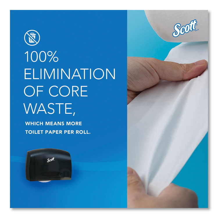 Essential Coreless Jumbo Roll Tissue Dispenser for Business, 14.25 x 6 x 9.75, Black