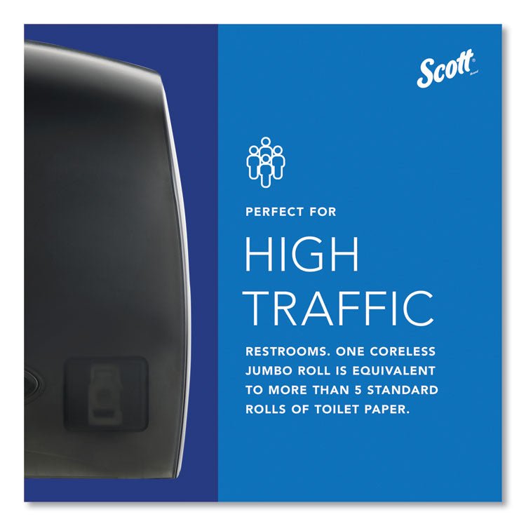 Essential Coreless Jumbo Roll Tissue Dispenser for Business, 14.25 x 6 x 9.75, Black