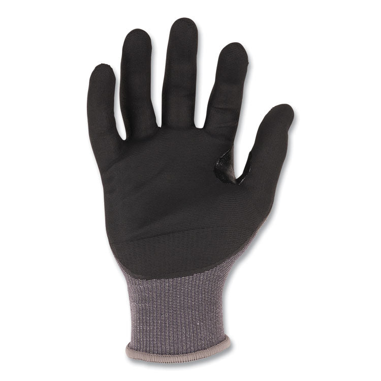 ProFlex 7043 ANSI A4 Nitrile Coated CR Gloves, Gray, Small, 12 Pairs