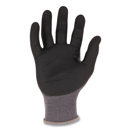 ProFlex 7043 ANSI A4 Nitrile Coated CR Gloves, Gray, Medium, 12 Pairs