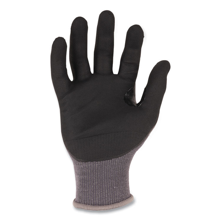 ProFlex 7043 ANSI A4 Nitrile Coated CR Gloves, Gray, Large, 1 Pair