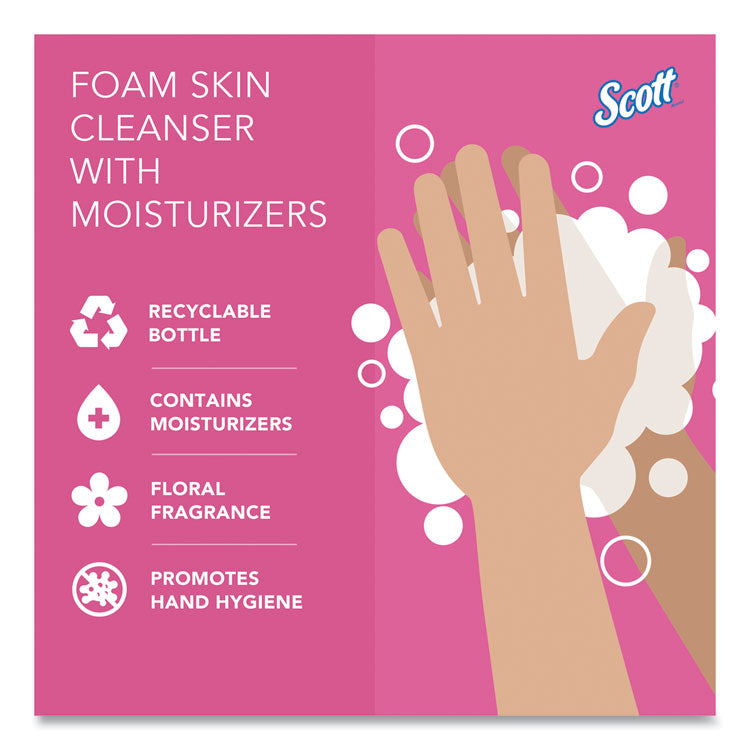 Pro Foam Skin Cleanser with Moisturizers Refill, Light Floral, 1,000 mL, 6/Carton