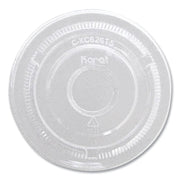 PET Lids, No Hole Flat Lid, 12 oz to 24 oz Cold Cups, Plastic, Clear, 1,000/Carton