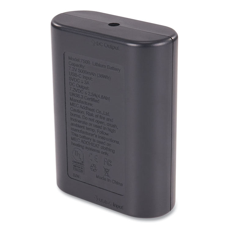 N-Ferno 6495B Portable Battery Power Bank with USB-C Cord, 7.2 V