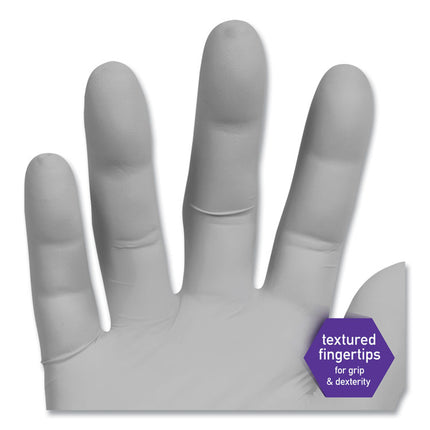 Sterling Nitrile Exam Gloves, Powder-Free, Gray, 242 Mm Length, Small, 200/box