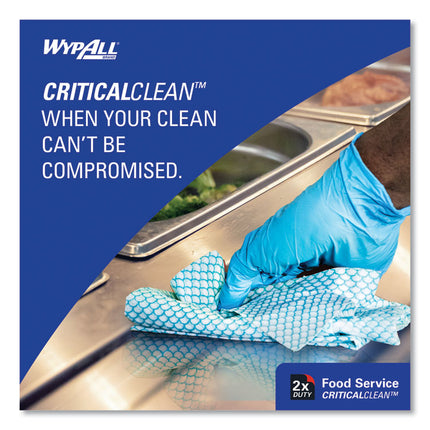 Heavy-Duty Foodservice Cloths, 12.5 X 23.5, Blue, 100/carton