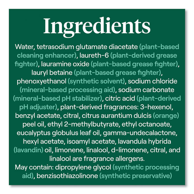 Foaming Dish Spray, Mandarin Orange Scent, 16 oz Bottle, 6/Carton