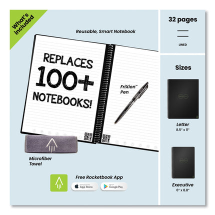 Core Smart Notebook, Wide/Legal Rule, Teal Cover, (16) 11 x 8.5 Sheets